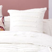 Classic Vintage Washed Tufted Cotton European Pillowcase